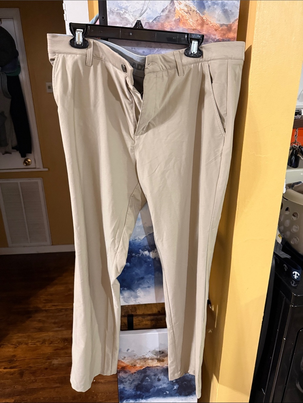 adidas Men's Tan Chinos - Straight Leg